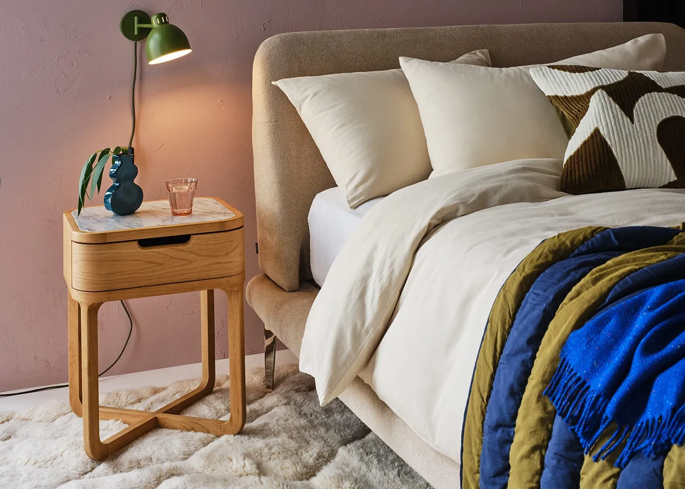 Heal's Anais Bedside Table Oak 3