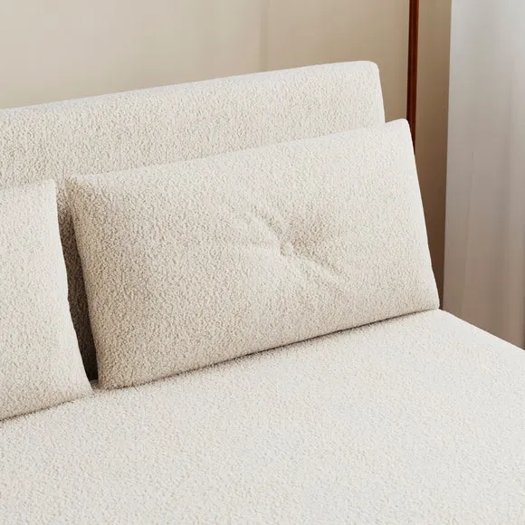 Phoebe Sherpa Small Double 2 Seater Sofa Bed 5