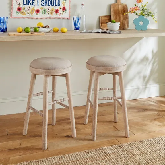 Adora Bar Stool, Mango Wood 2