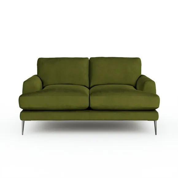 Lawson Matte Plush Velvet 2 Seater Sofa 6