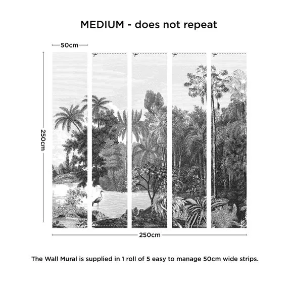 Vintage Tropical Wall Mural 3