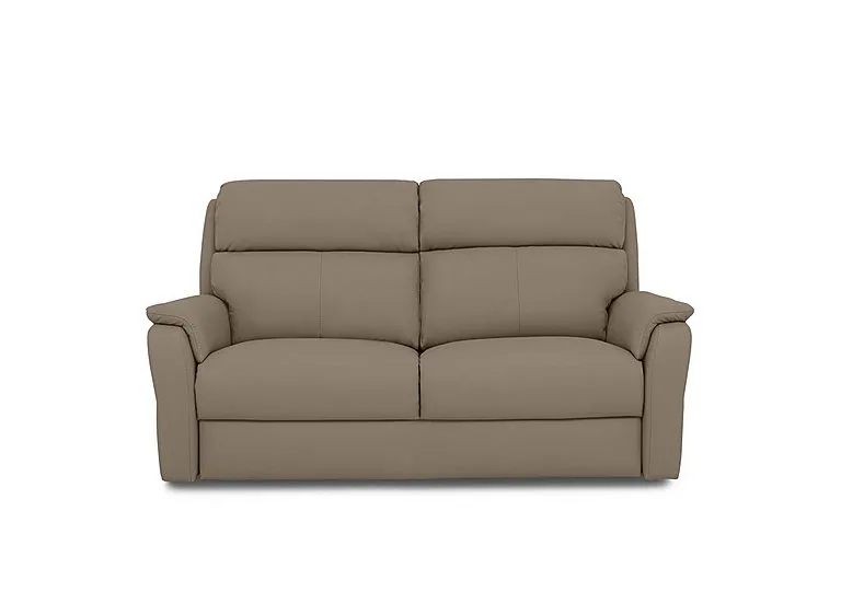 Vito Leather 2 Seater Sofa - Torello Taupe