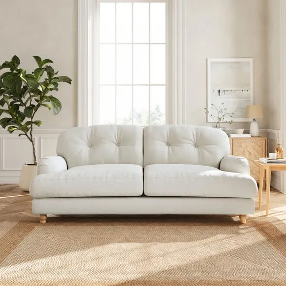 Martha 3 Seater Chenille Soft Texture Sofa