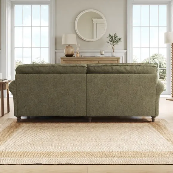 Flori Soft Chenille Corner Chaise Sofa 3