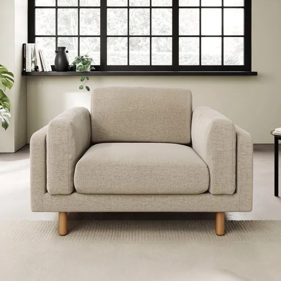 Newton Basket Weave Snuggle Chair