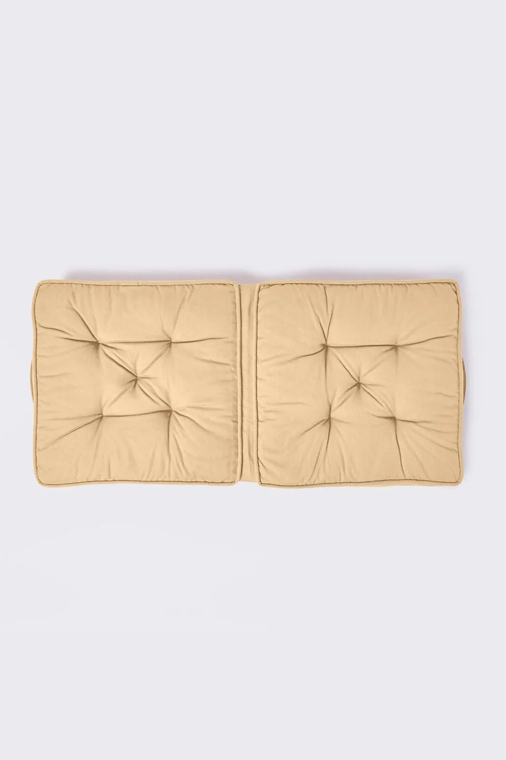 Homescapes Cotton Travel Support Booster Cushion in Taupe 3