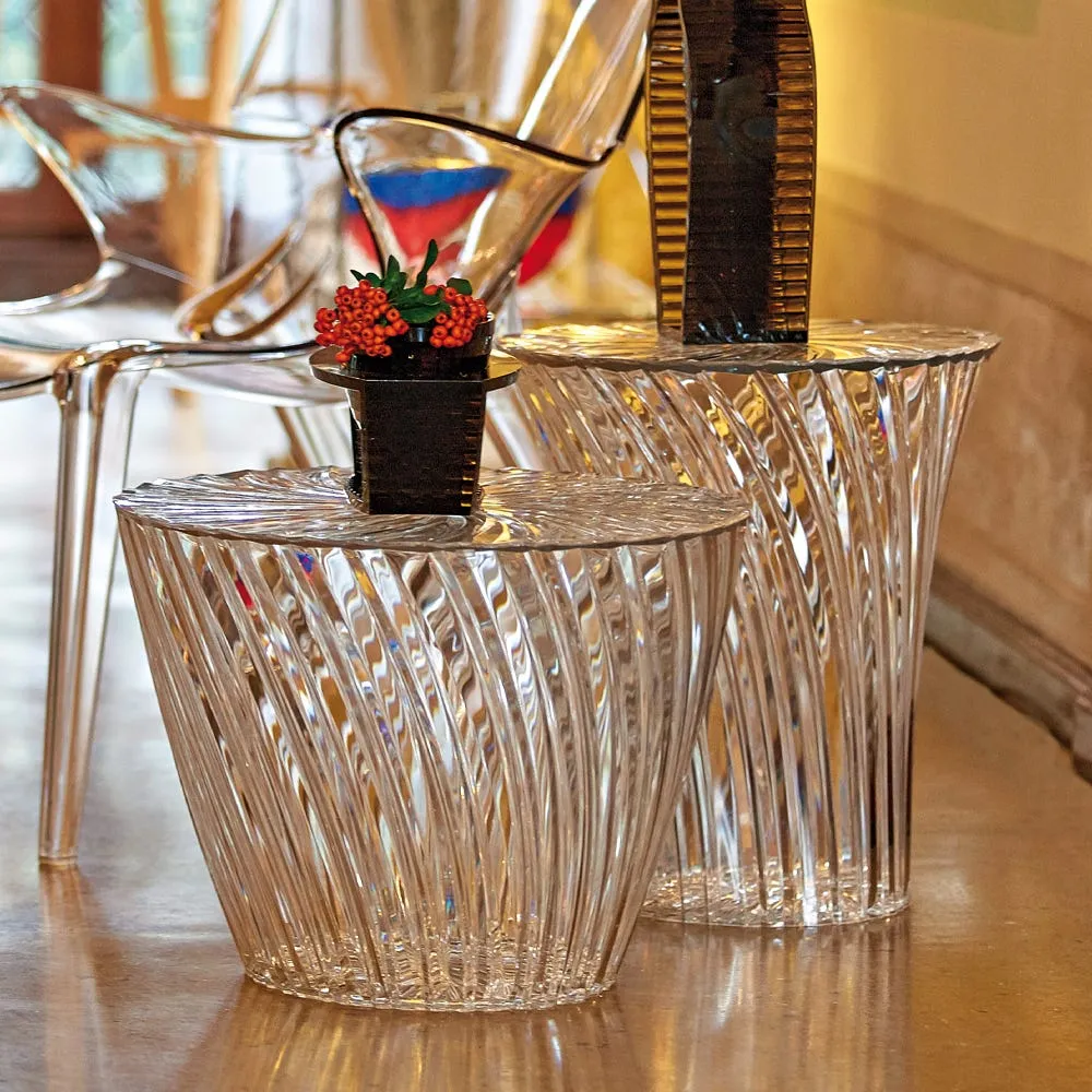 Kartell Sparkle Table in Smoke 3