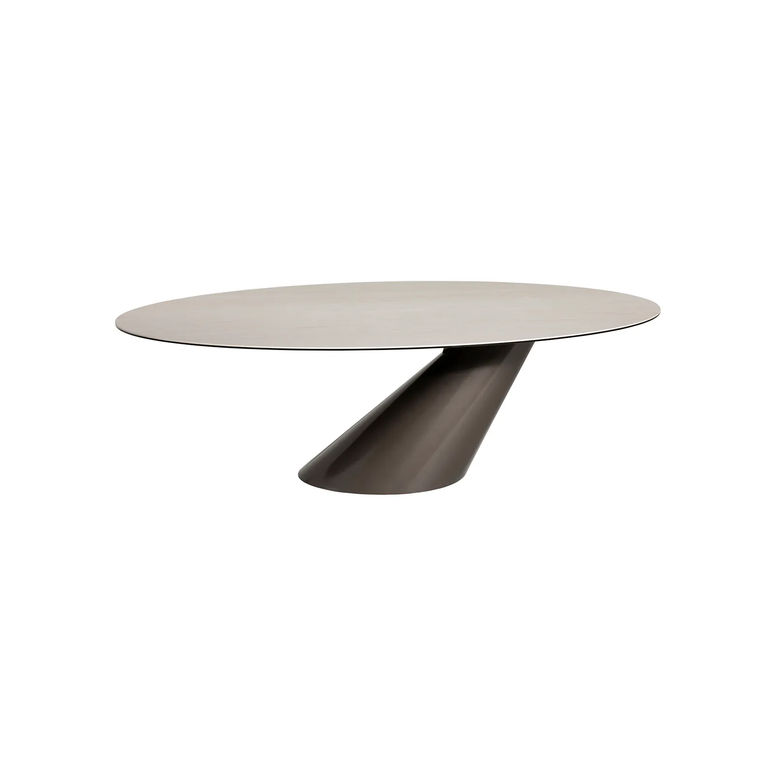 Halcyon Angled Dining Table 240X120X76 Cm, Round, White Ceramic | Barker & Stonehouse 3