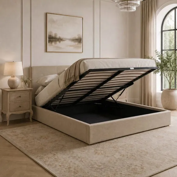 Rialto Fabric Ottoman Bed Frame 2