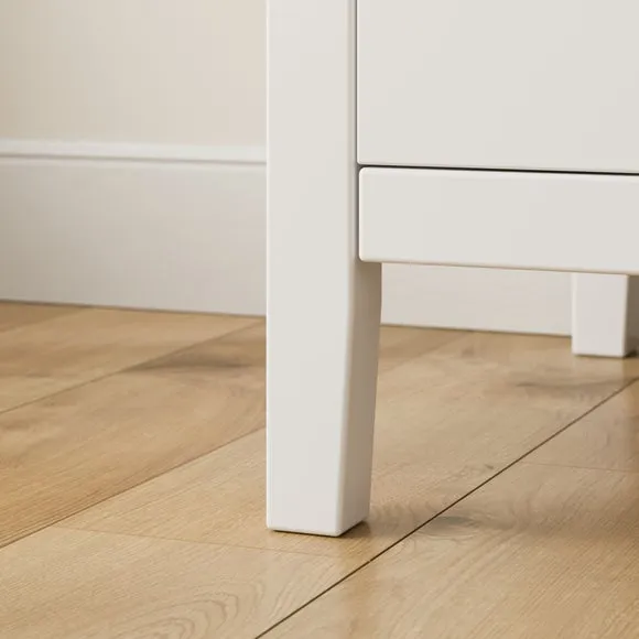 Lynton 5 Door Wardrobe, White 5