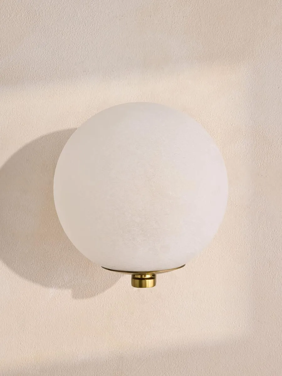 Eleni Wall Light, Salt Blasted