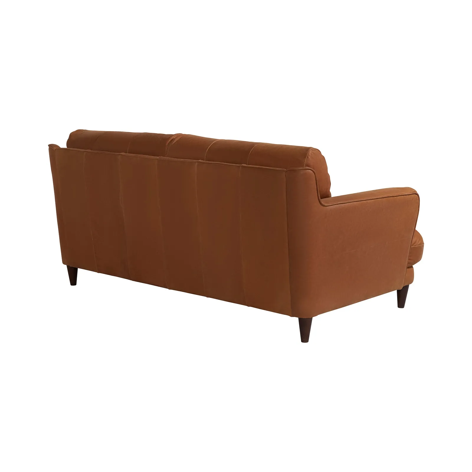 Aldo Loveseat Sofa, Brown Leather | Barker & Stonehouse 6