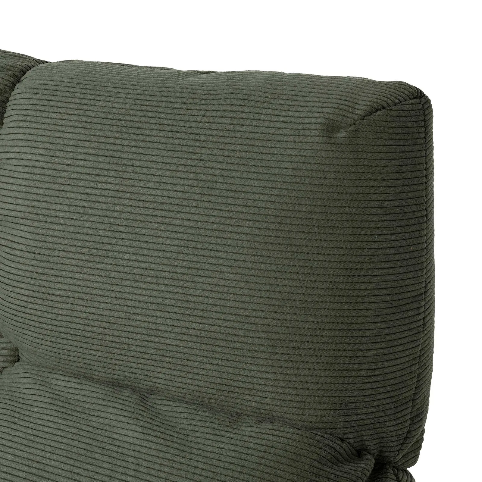 Bryce 2 Seater Without Armrest Right Modular Sofa, Green Fabric | Barker & Stonehouse 3