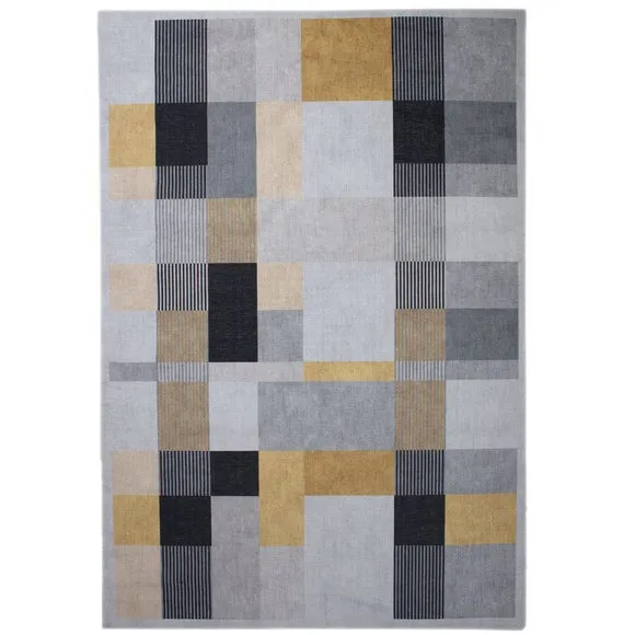 Regalis Geometric Washable Rug 5
