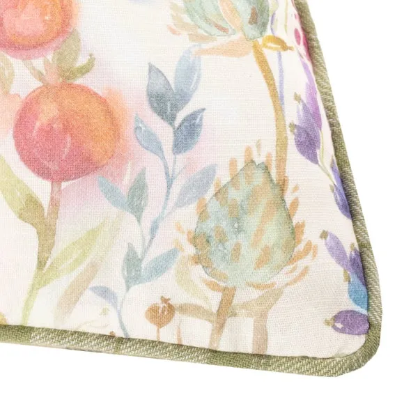 Country Hedgerow Outdoor Square Cushion 3