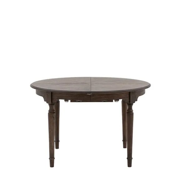 Matola 4-6 Seater Round Extendable Dining Table 4