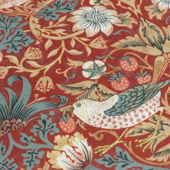 Morris & Co. Strawberry Thief Outdoor Square Cushion 2