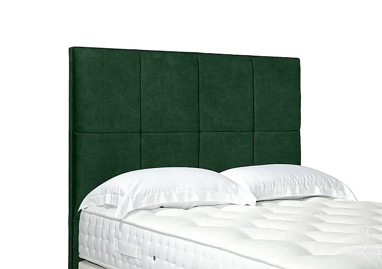 Artisan Collection Titan High Floor Standing Headboard - Single - Tormaline Green