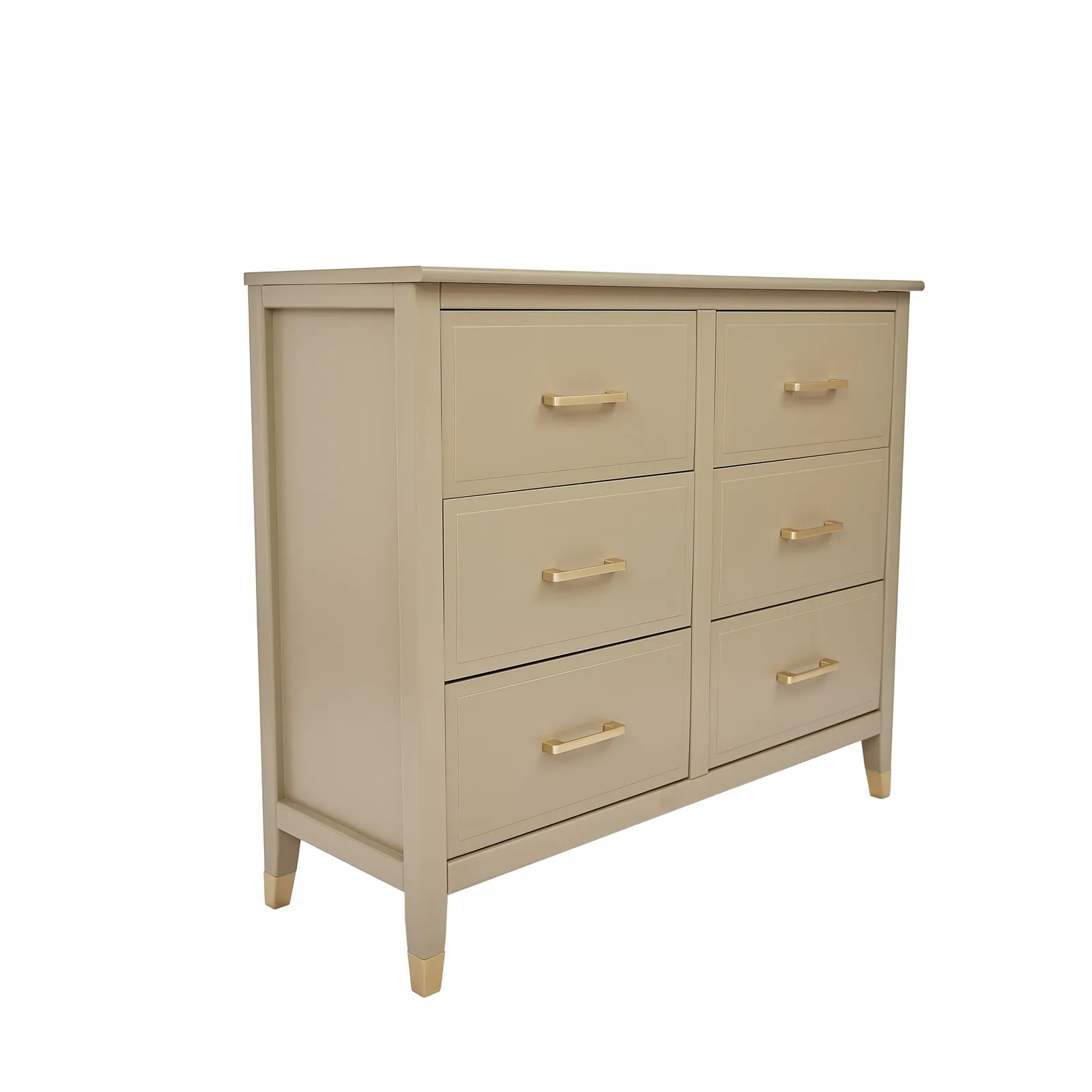 Cabinet Bits Palazzi 6 Drawer Chest of Drawers in Beige 3