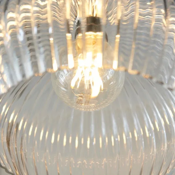 Vogue Sturt Ribbed Adjustable Pendant Light 3
