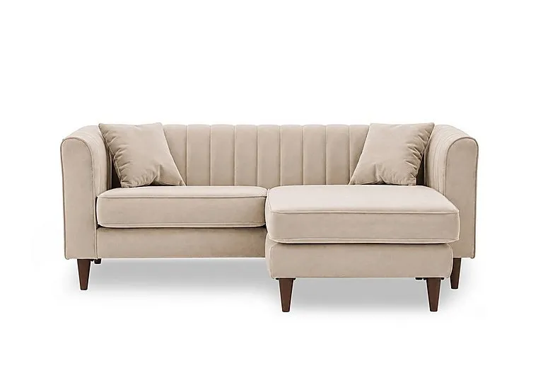 Margo 3 Seater Sofa Fabric with Reversible Chaise End - Sofas and Armchairs - In Time for Christmas