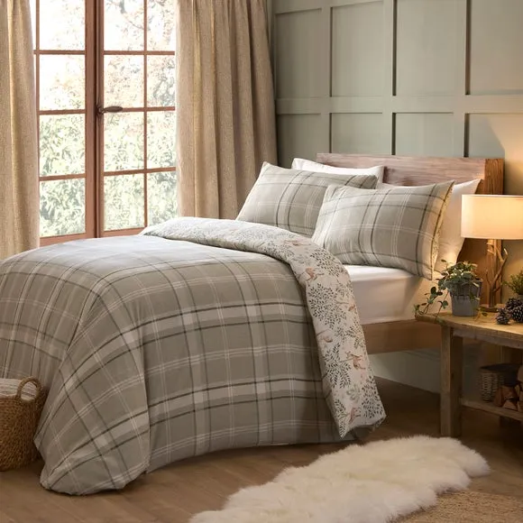 Forest Animals 100% Cotton Duvet Cover & Pillowcase Set 3
