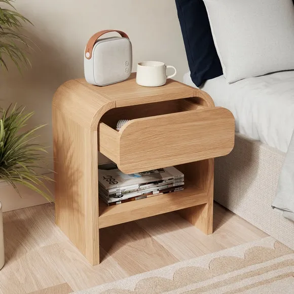 Bennett 1 Drawer Bedside Table 2