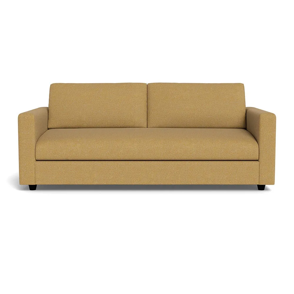 Heal's Nimbus II 4 Seater Sofa Boucle Tweed Citrine Black Feet 2
