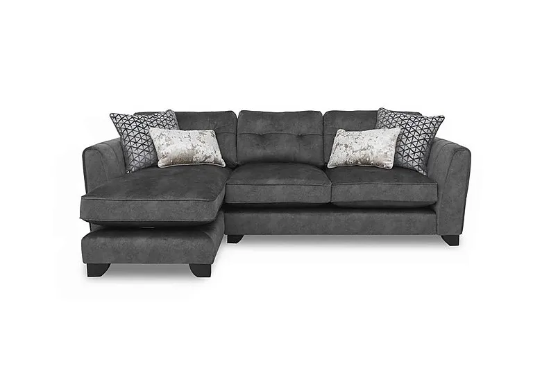 Mariah Fabric Classic Back Left Hand Facing Chaise End Sofa - Dapple Moleskin