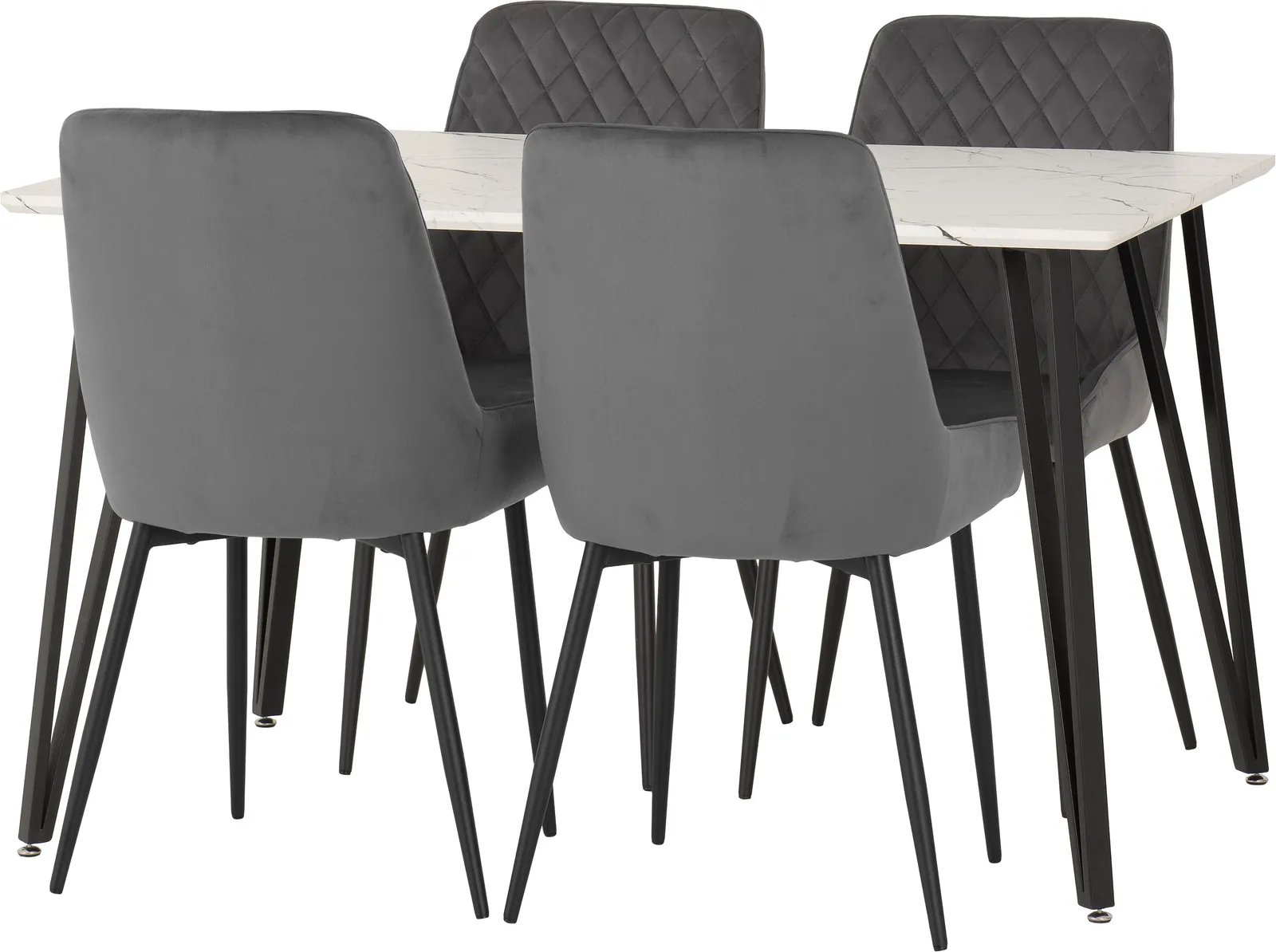 Seconique Marlow & Avery Dining Set in Grey 2