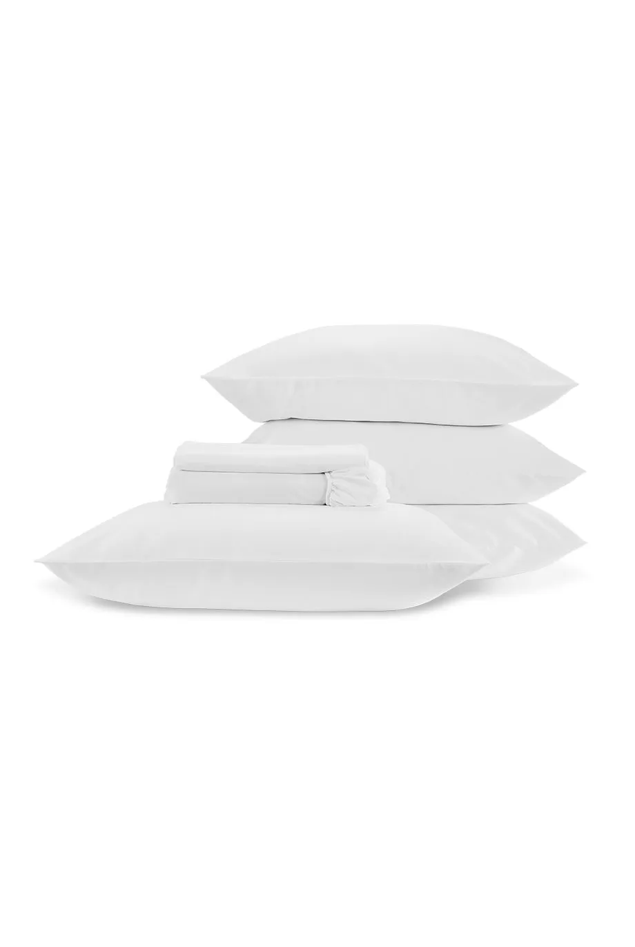 CHRISTY 400TC Luxury Cotton Sateen Plain Dye Full Sheet Bundle in White 4