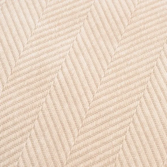 Soft Chenille Herringbone Pouffe 2