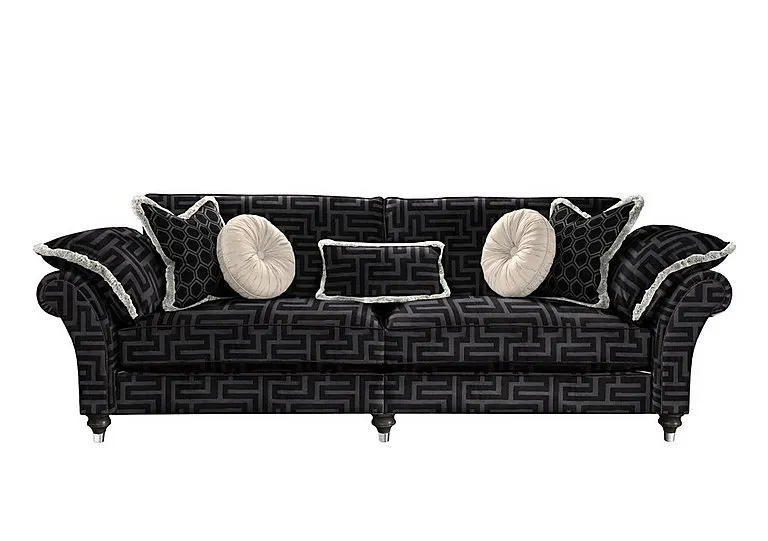 Princeton Ruched Grand 4 Seater Split Frame Sofa