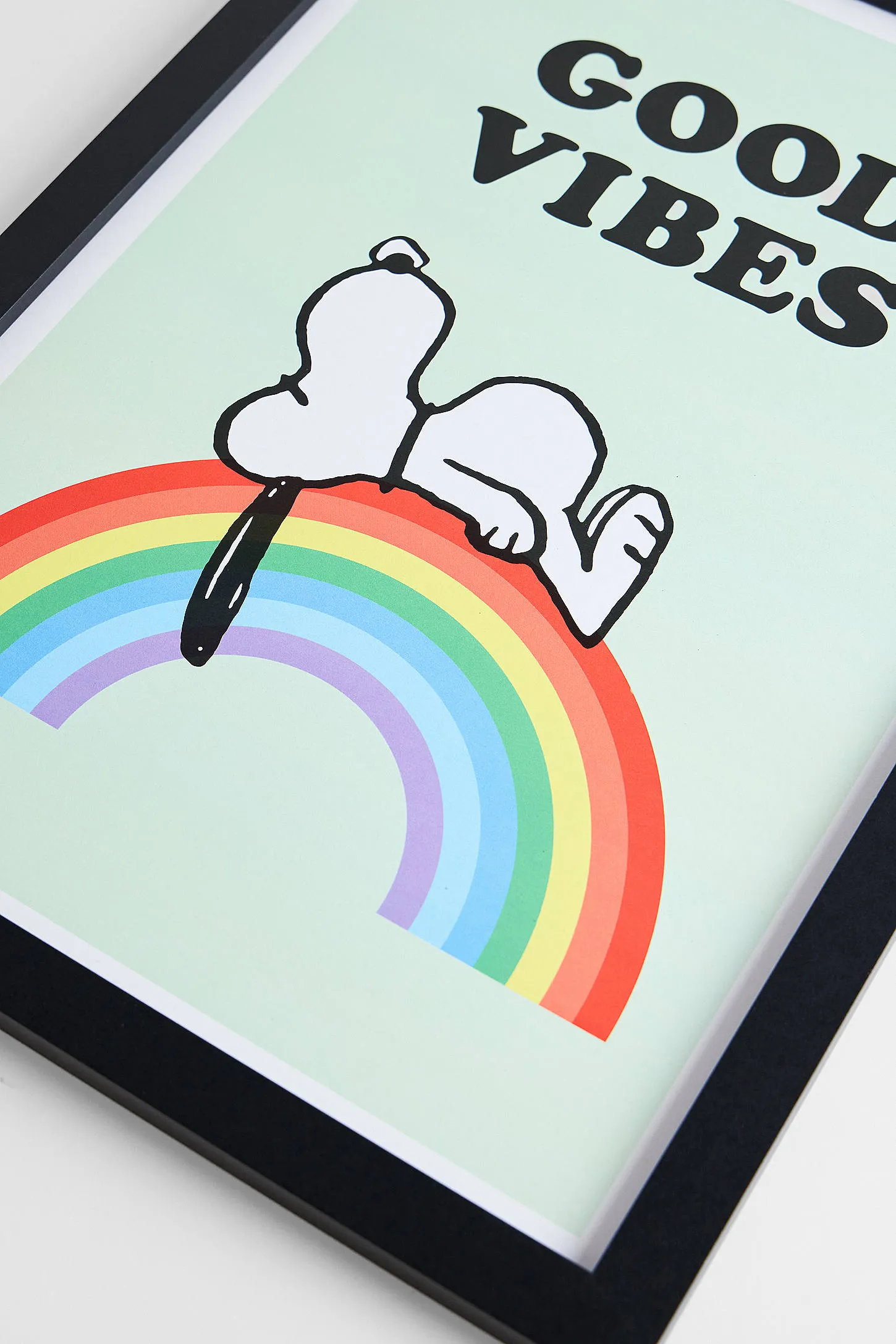 Magpie x Peanuts Snoopy Good Vibes Framed A3 Wall Art Print ALL 2