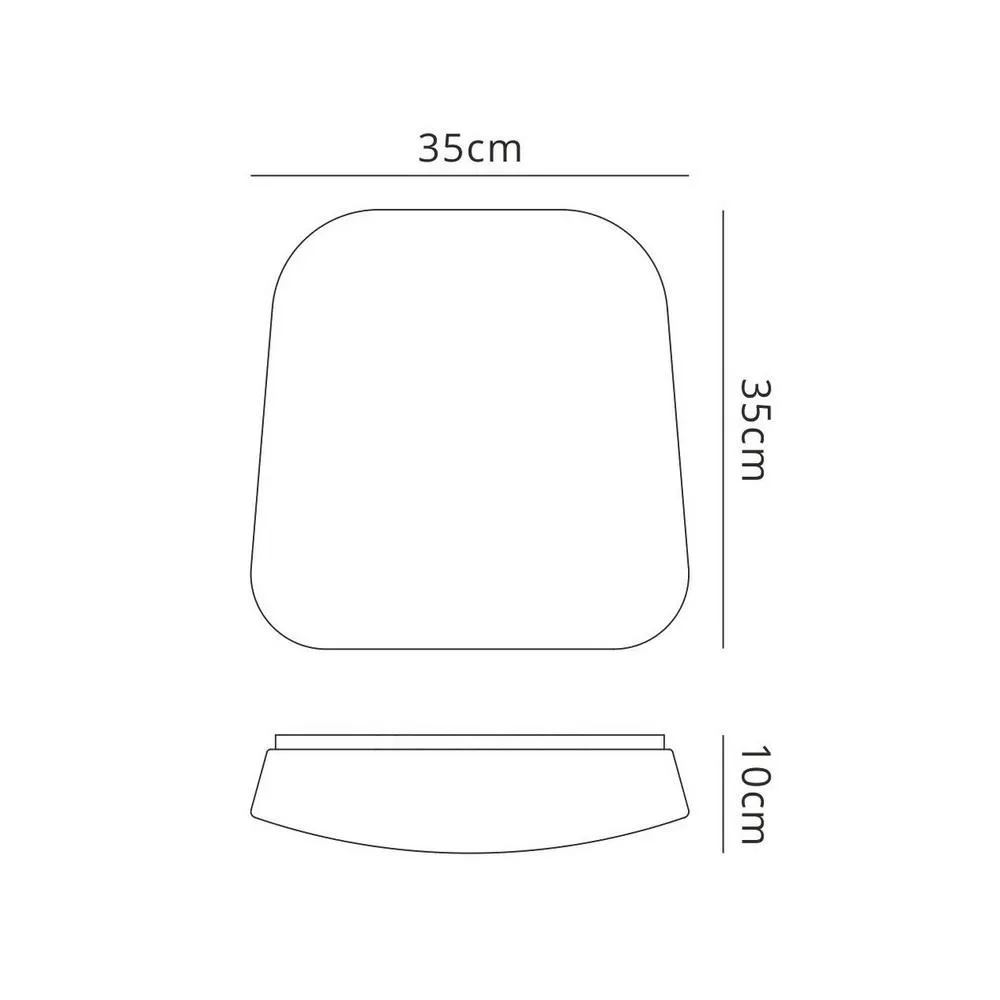 Netlighting Fusion Flush Ceiling Flush Wall 18W Medium LED 1800lm White Acrylic 2