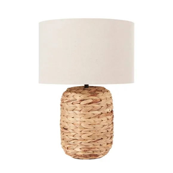Zadi Plaited Tall Water Hyacinth Table Lamp 4