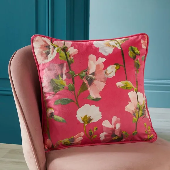 Layla Floral Square Filled Cushion 2