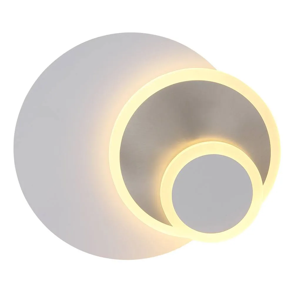 Netlighting Odonell Integrated Led Wall Lamp Matt White 3000K
