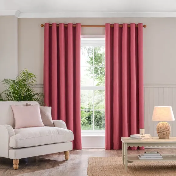 Luna Brushed Eyelet Curtains (Blackout Available) 2