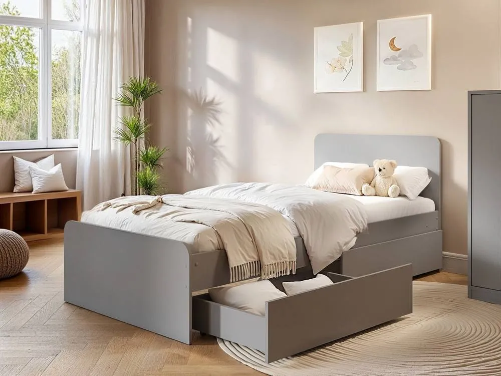 Flair Wizard Single Bed Frame in Grey 2