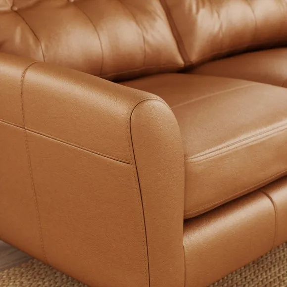 Sven Vintage Leather 2 Seater Sofa 5