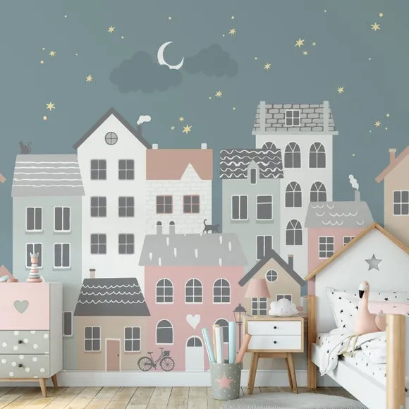 Toy Town Wall Mural 1