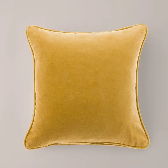 Clara Cotton Velvet Square Cushion 2