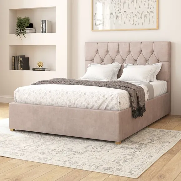 Olivier Plush Velvet Adjustable Bed 1