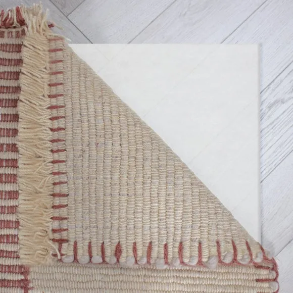 Clove Striped Wool Rug 3