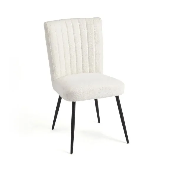 Taylor Dining Chair, Ivory Boucle 5