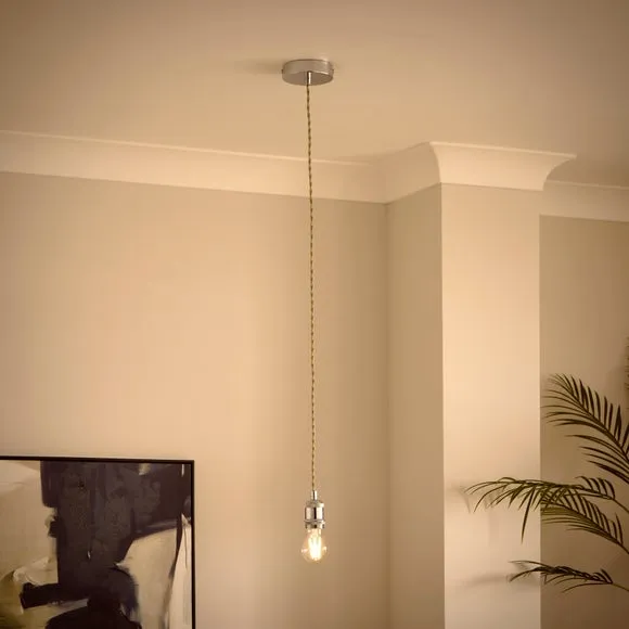 Charlie Industrial Adjustable Pendant Flex Ceiling Light Cable 2