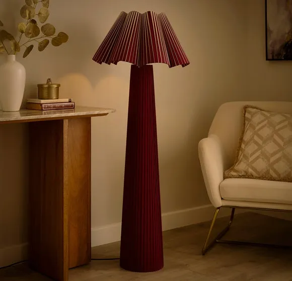 Penelope Ribbon Striped Floor Lamp 2