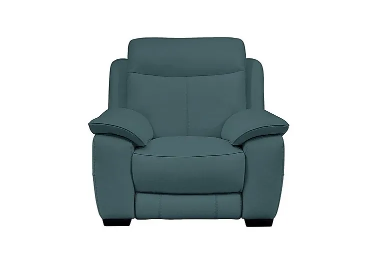 Starlight Express Leather Armchair - BV Lake Green
