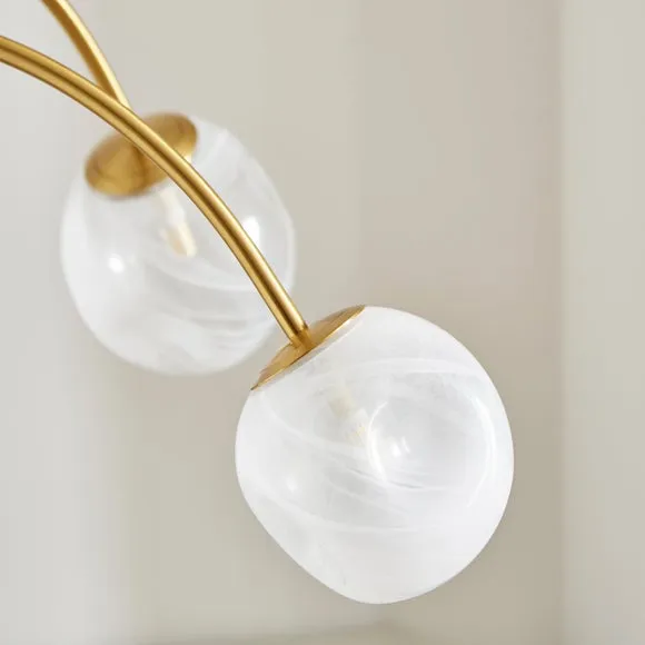 Marble Art Deco 4 Light Ceiling Light 3